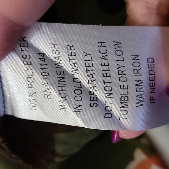 Floral sheer boho top 3X - Picture 6 of 6